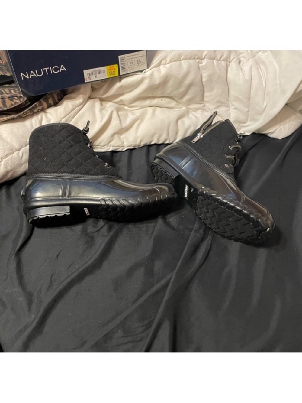 Size 10 new black boots